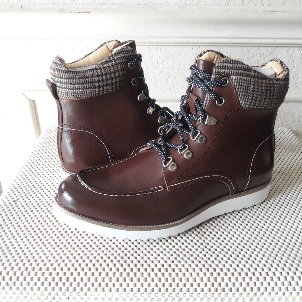 English Laundry leather boots